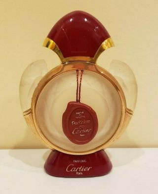 Vintage Empty Panthere De Cartier Parfum De Toilette 100 Ml Bottle