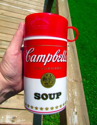 Vintage Campbell’s Soup Can - Insulated Hot Food Thermos Container