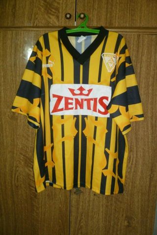 Alemannia Aachen Puma Vintage Football Shirt Home 1996/1997 Soccer Men Size L