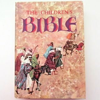 Vintage The Childrens Bible By Golden Press 1965 Hardcover Illustrated