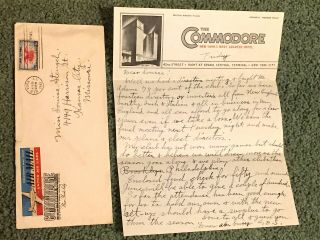 1941 Casey Stengel Hand Written Letter To His Sister Signed Estate Loa