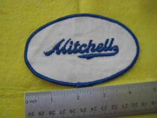 Vintage Mitchell Script Antique Automobile Service Uniform Patch