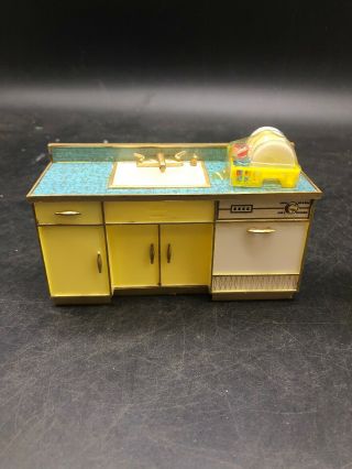 Vintage Petite Princess Ideal Doll House Furniture Kitchen Sink