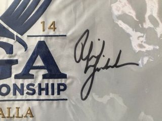 PHIL MICKELSON SIGNED 2014 PGA CHAMPIONSHIP at VALHALLA FLAG McIlroy Wins by 1 2
