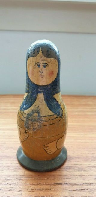 Very Rare Antique 7 Piece Nesting Doll Set 1906 From Ussr.
