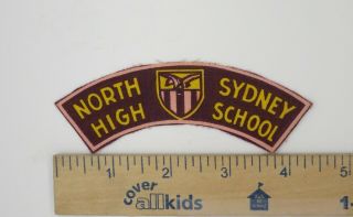 Australian Army Cadet Shoulder Patch Post Ww2 Vintage North Sydney High School