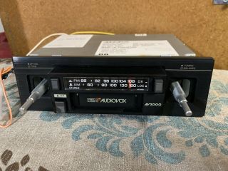 Audiovox Av3000 Car Stereo Am / Fm Vintage Radio Tuner Cassette - Only