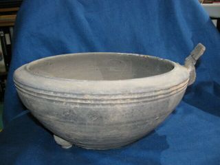 Ancient Han Dynasty Chinese Tripod Pottery Censer