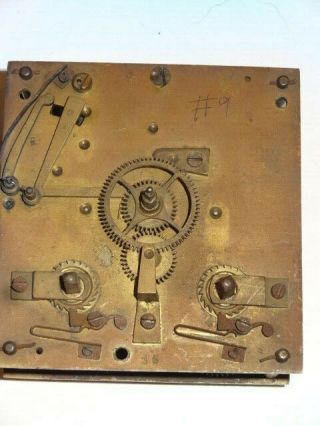 Antique Vintage German 8 Day Striking Wall Clock Movement