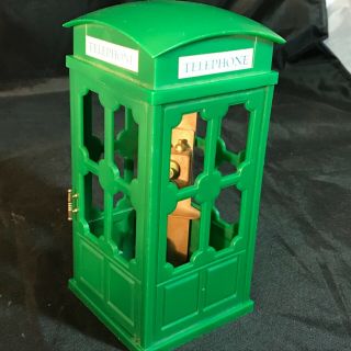 Calico Critters Sylvanian Families Vintage Green Telephone Booth Phone Box 1987