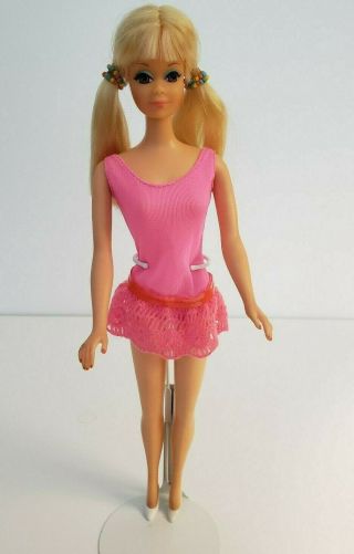 Vintage Barbie Mod 1970 - 71 Tnt Pj Doll 1118 W/ Ss