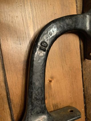 4 Vintage Cast Iron Industrial Shelf Brackets - 8 1/2”x 7” 2