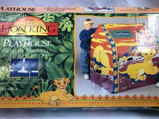 Vintage Disney The Lion King Playhouse / Tent S1