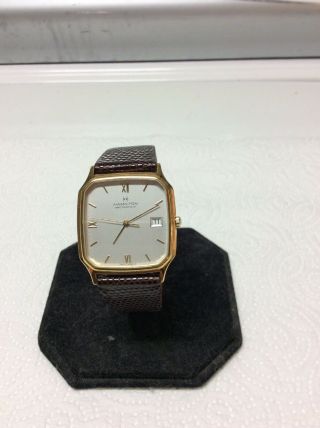 Vintage Hamilton Masterpiece Mens Quartz Watch