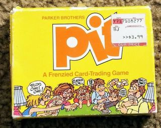 Vintage Pit A Frenzied Card Trading Game By Parker Brothers - 1983