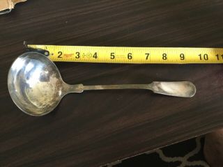 Vintage The Bailey Banks & Biddle Co Silverplate Soup Ladle Or Punch Spoon