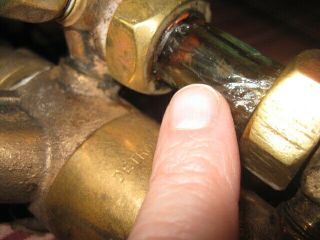 Antique Detroit Lubricator Brass Oiler 1/4 Pint For Steam Engine 785134 3