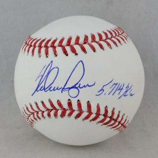Nolan Ryan Autographed Rawlings Oml Baseball W/ 5,  714 K 