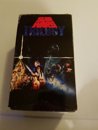 Star Wars Trilogy Vhs Box Set 1992 Rare Vintage Sci Fi Cult Classic 70s 80s Esb