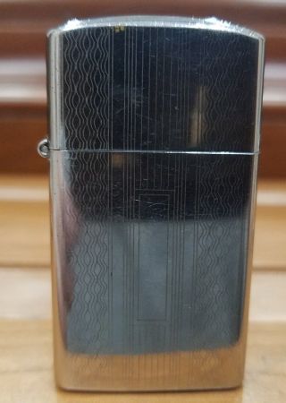 Vintage Rogers Slim Style Flip Top Art Deco Cigarette Lighter,  Japan