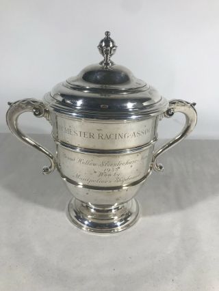 Rare Westchester Racing Association Sterling Silver Steeplechase Cup/trophy,  925