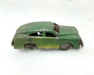 Vintage Old Friction Power Tin Toy Car Green Color Mp7