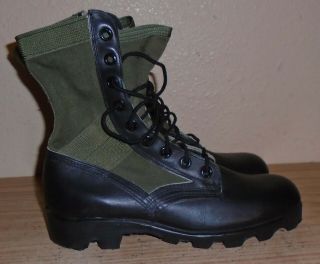 Vintage 1985 Spike Protective Military Jungle Combat Boots Mens 7 R