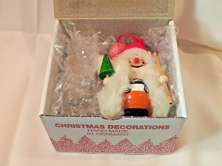 Vintage Steinbach Germany Troll Wooden Christmas Ornament W/box