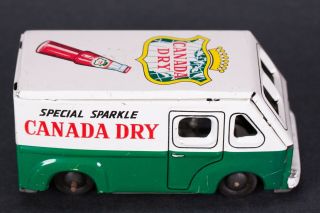 Vintage Takatoku Special Sparkle Canada Dry Tin Litho Toy Truck Japan