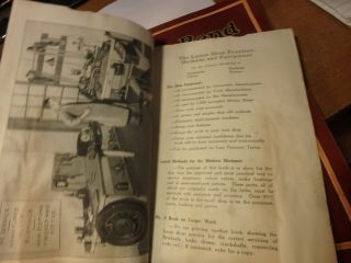 vintage SOUTH BEND Lathe bulletin latest shop practice 30 - 1931 - 39 pages 2