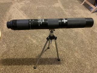 Vintage Selsi Hand Held Telescope 10x 30x With Tripod