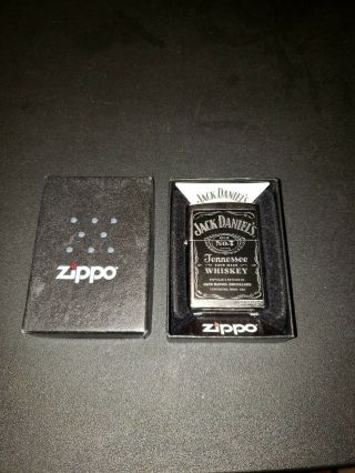 Zippo Windproof Street Chrome Jack Daniels Lighter,  2015