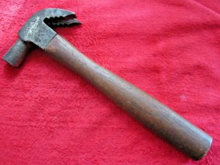 Antique 1888 Fulton Utility Fencing Hammer,  Combined Hammer Wrench Staple Puller