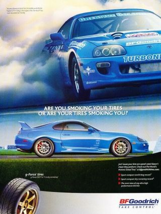2005 Toyota Supra Bfgoodrich Advertisement Print Art Car Ad J935 1998