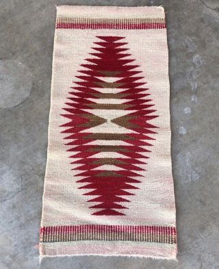 Antique Navajo Rug Blanket Sampler Native American Southwest Tapestry Textile