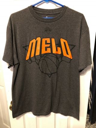 Carmelo Anthony Melo York Knicks Shirt Size Large Majestic