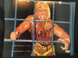 Hulk Hogan Signed 11x14 Autographed Photo Psa Ab95472
