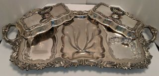 Silver Platter - Tree of Life Meat Tray by Goldfeder/Birmingham Silver Co. 3