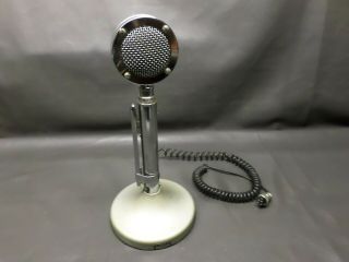Vintage Astatic Model D - 104 Chrome Desktop Microphone - - 4 Pin
