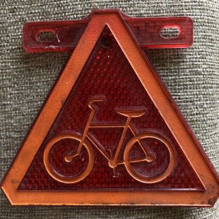 Vintage Bike Crossing Reflector Cycling Enthusiast