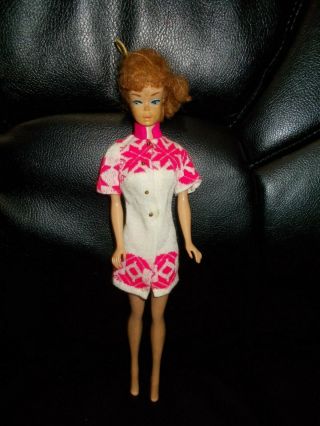 Vintage Titan Red Head Pony Tail Barbie Doll For Cleaning