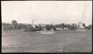Vintage Photograph 1919 Hotel Resort Golf Course Daytona Miami Florida Old Photo