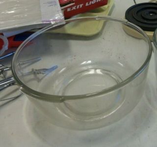 Vtg Sunbeam Large Glass Bowl Mixmaster From Model 01401