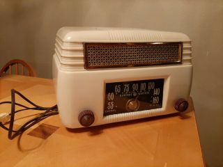 Vintage Ge Model 201 Am Tube Radio (1946)