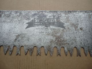 Nos Antique Simonds Saw & Steel Co 5 1/2 Ft Drag Saw Blade