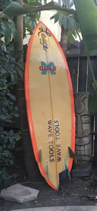 Vintage 1980’s Lance Collins Wave Tool Surfboard