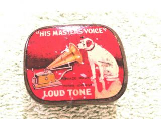 Vintage Tin,  " His Masters Voice " Loud Tone The Gramophone Limited Sydney N.  S.  W.