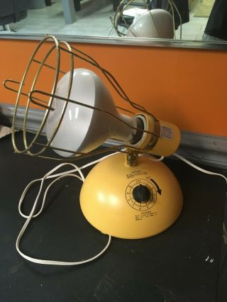 Vintage Ge General Electric Time - A - Tan Deluxe Sunlamp Lamp Light 1984