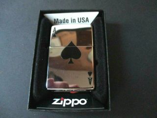 Retired Ace Of Spades,  Zippo Lighter
