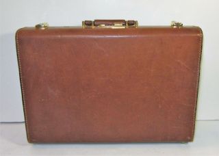 Vintage Atlas Belting Leather Briefcase Philadelphia Combo Attache Case